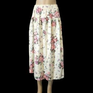 🌸Vintage 80s Floral Midi